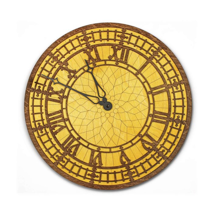 PNS - BIG BEN LONDON  drevené nástenné hodiny