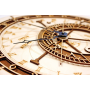 PNS - PRAGUE ORLOJ ASRONOMICAL drevené nástenné hodiny
