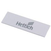 Hettich-ATIRA kryt na výsuv s logom Hettich strieborná