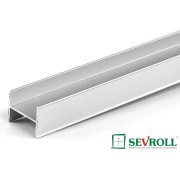 SEVROLL - H profil H18 3m strieborná
