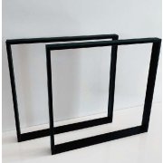 Stolová podnož - MSQ Rocco, 75 x 75 cm, čierna